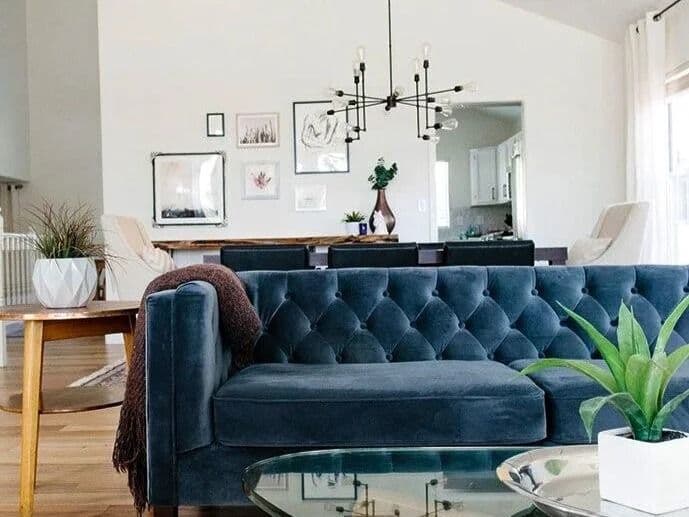 blue couch